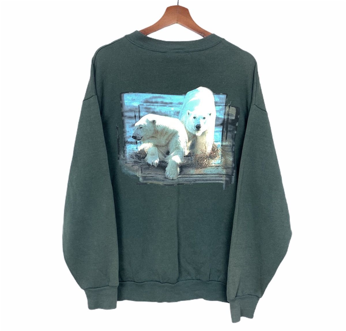 Habitat × Lee × Vintage Vintage LEE SEAWORLD Habitat Grizzly Wild Bear Sweatshirt Size US L / EU 52-54 / 3 - 1 Thumbnail