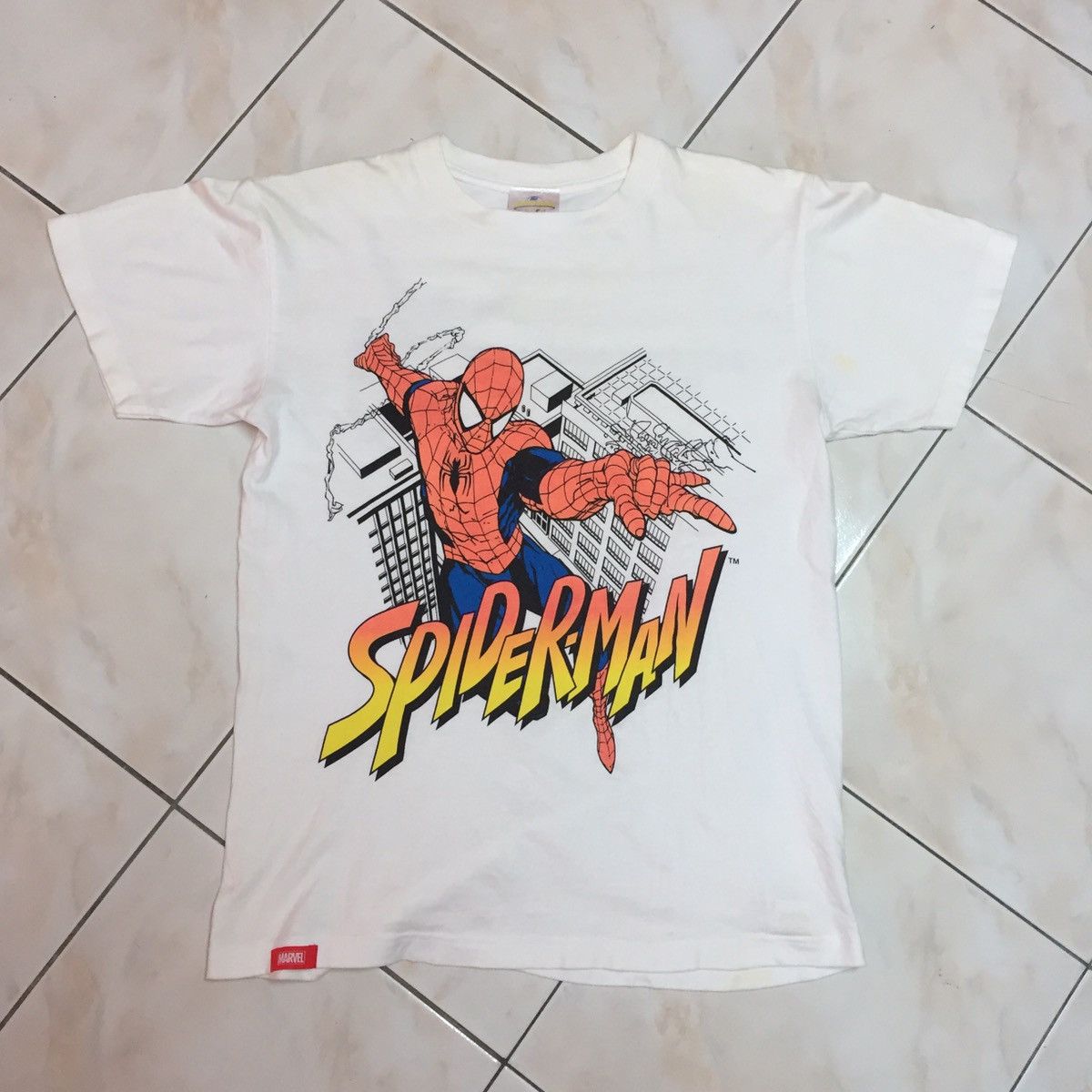 Marvel Comics Vintage spiderman marvel X universal studios double sided Size US S / EU 44-46 / 1 - 1 Thumbnail