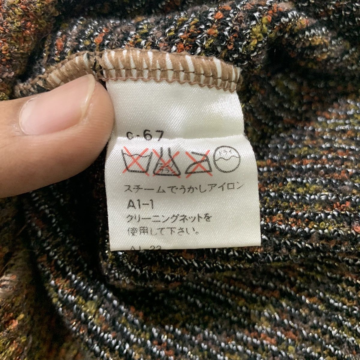 Aran Isles Knitwear × Designer ROGICA Intarsia Paisley Art Fullprint Allover Knit Sweater Size M / US 6-8 / IT 42-44 - 20 Thumbnail