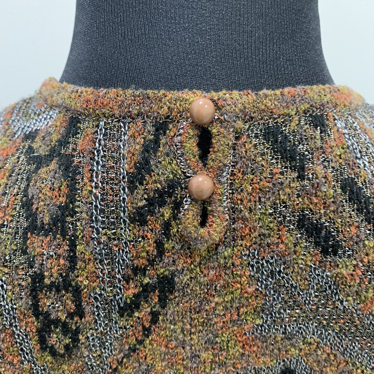 Aran Isles Knitwear × Designer ROGICA Intarsia Paisley Art Fullprint Allover Knit Sweater Size M / US 6-8 / IT 42-44 - 18 Thumbnail