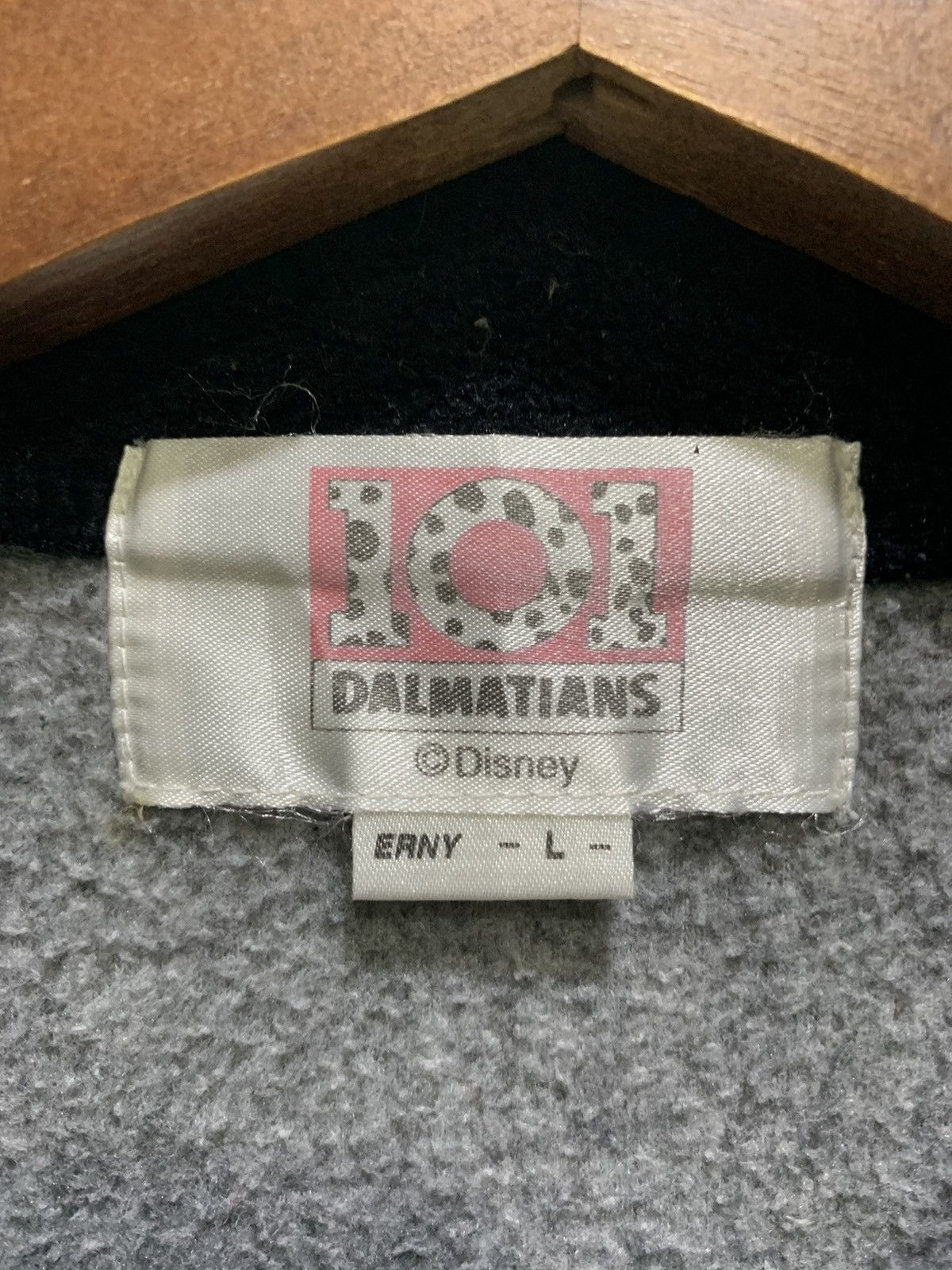 Cartoon Network × Disney 101 DALMATIAN Vntg 90s Disney Erny Fleece Sweatshirt Jacket Size US L / EU 52-54 / 3 - 22 Thumbnail