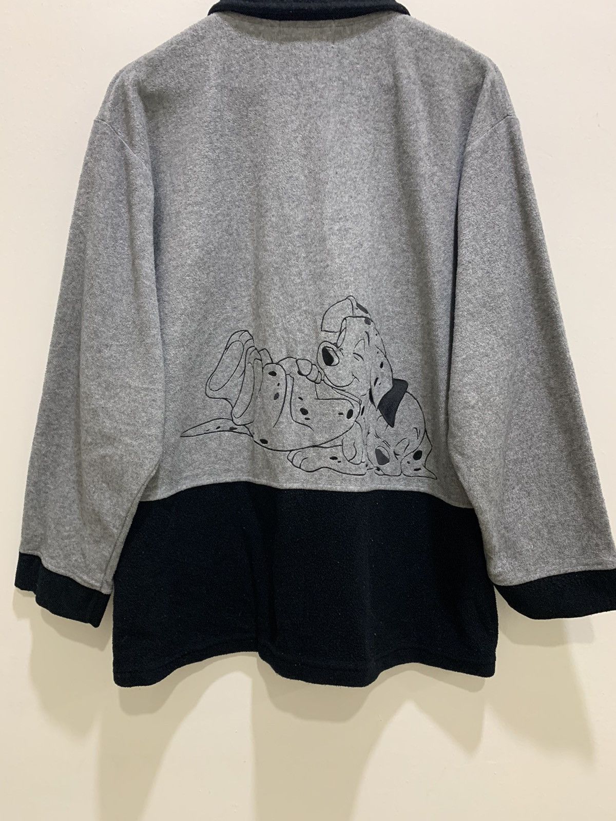 Cartoon Network × Disney 101 DALMATIAN Vntg 90s Disney Erny Fleece Sweatshirt Jacket Size US L / EU 52-54 / 3 - 14 Thumbnail