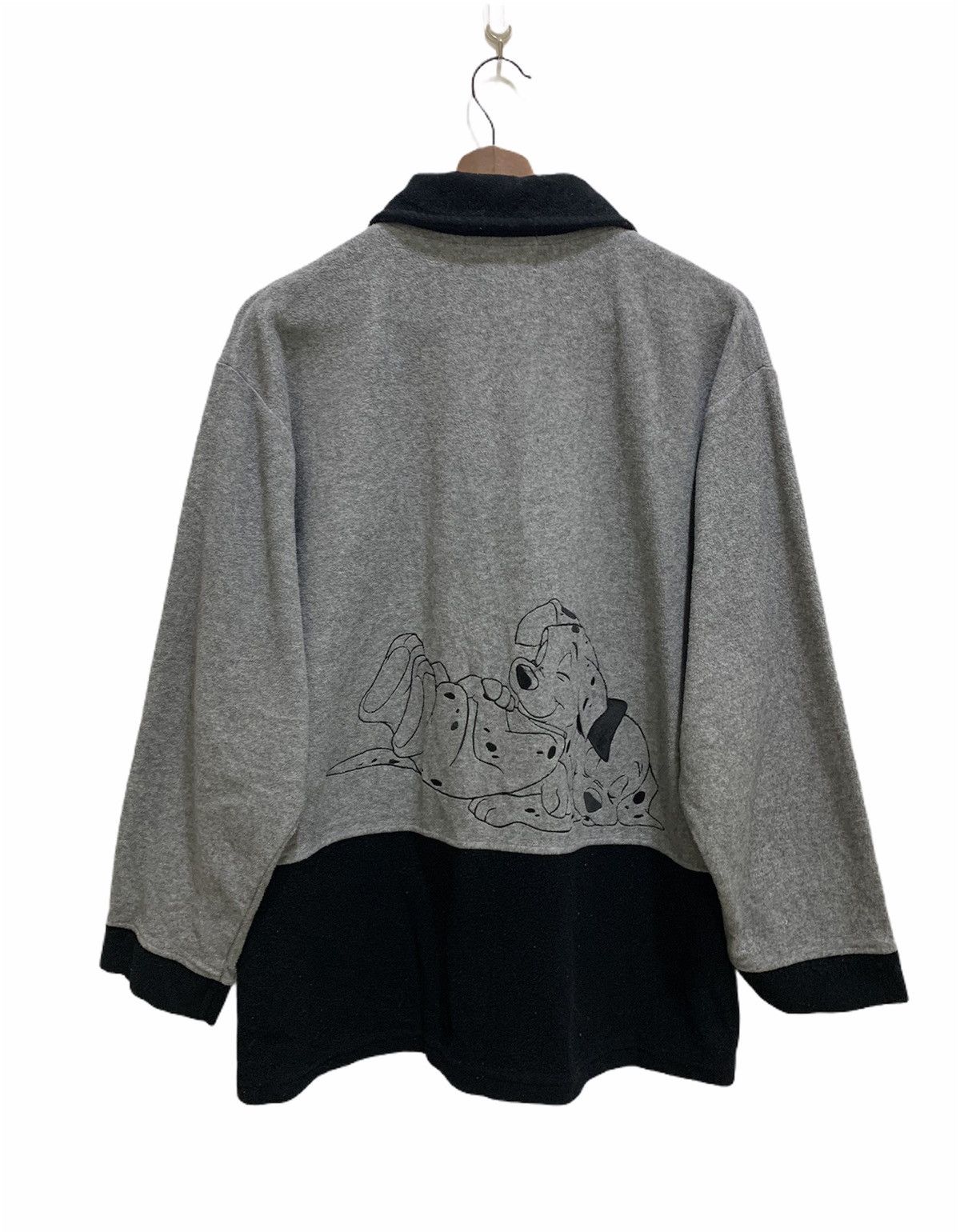 Cartoon Network × Disney 101 DALMATIAN Vntg 90s Disney Erny Fleece Sweatshirt Jacket Size US L / EU 52-54 / 3 - 2 Thumbnail