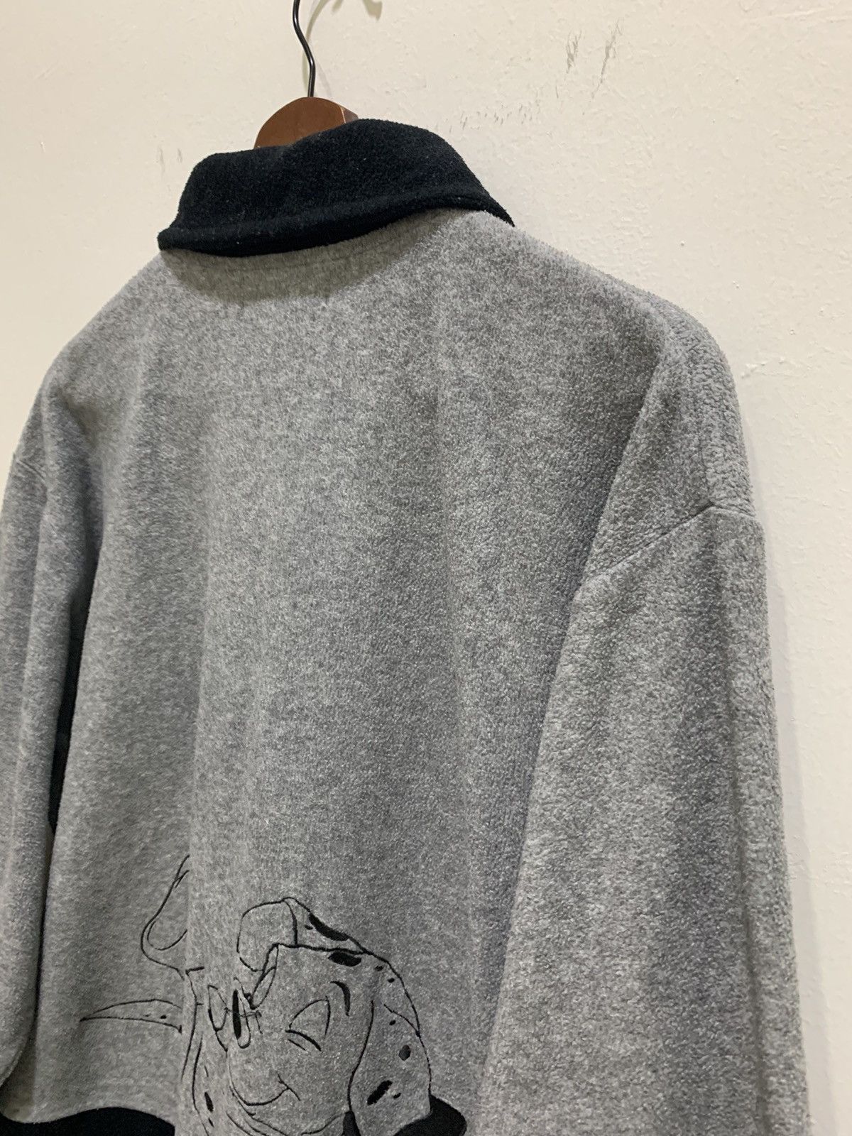 Cartoon Network × Disney 101 DALMATIAN Vntg 90s Disney Erny Fleece Sweatshirt Jacket Size US L / EU 52-54 / 3 - 16 Thumbnail