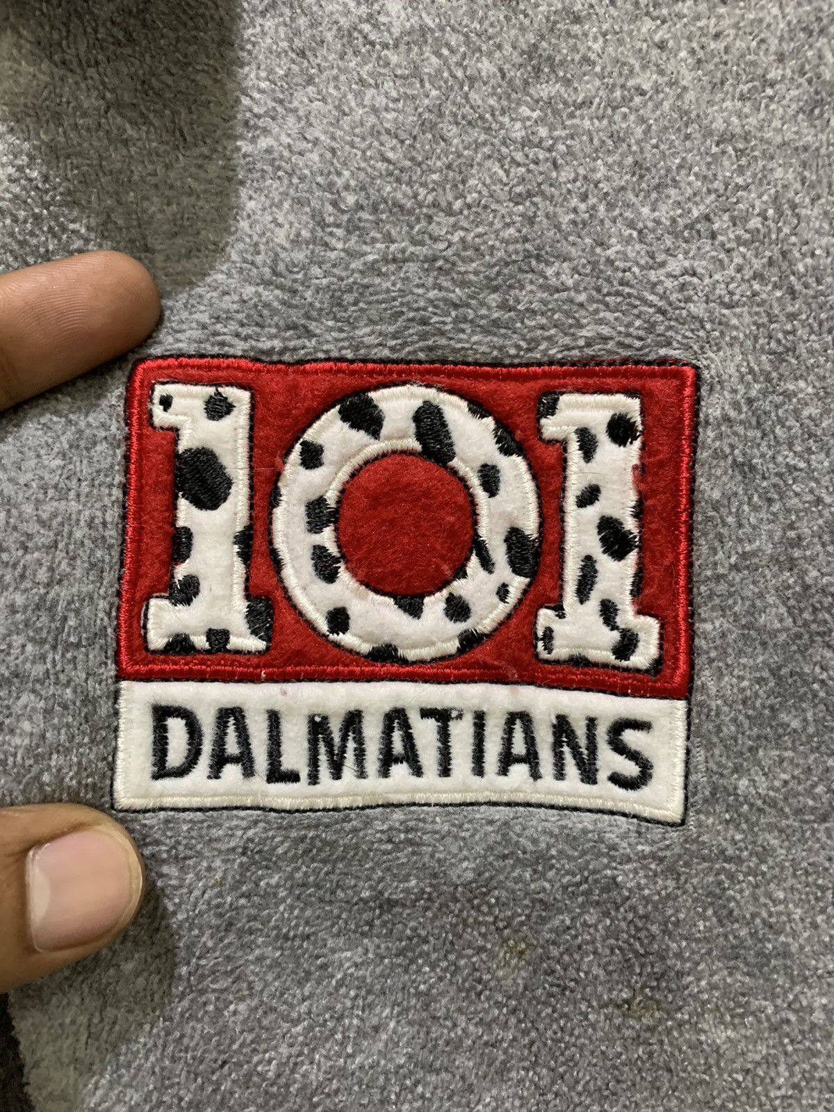 Cartoon Network × Disney 101 DALMATIAN Vntg 90s Disney Erny Fleece Sweatshirt Jacket Size US L / EU 52-54 / 3 - 11 Thumbnail