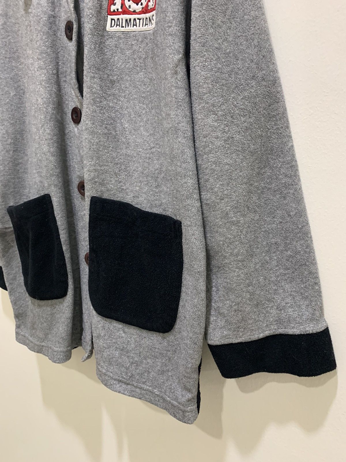 Cartoon Network × Disney 101 DALMATIAN Vntg 90s Disney Erny Fleece Sweatshirt Jacket Size US L / EU 52-54 / 3 - 9 Thumbnail