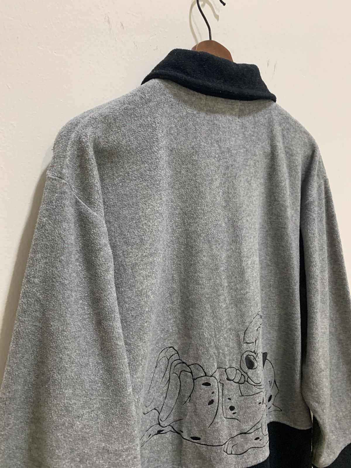 Cartoon Network × Disney 101 DALMATIAN Vntg 90s Disney Erny Fleece Sweatshirt Jacket Size US L / EU 52-54 / 3 - 15 Thumbnail