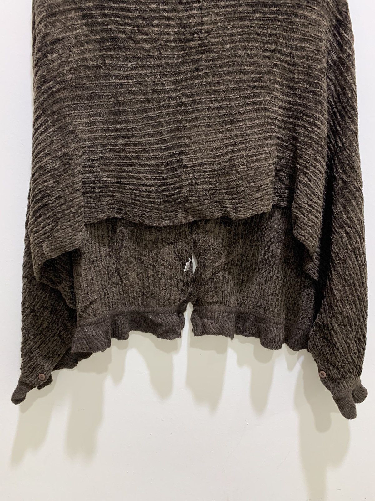 Homespun Knitwear × Other VELVET Aran Knitwear Scarf Muffler Fur Cape Button Cardigan Size M / US 6-8 / IT 42-44 - 11 Thumbnail
