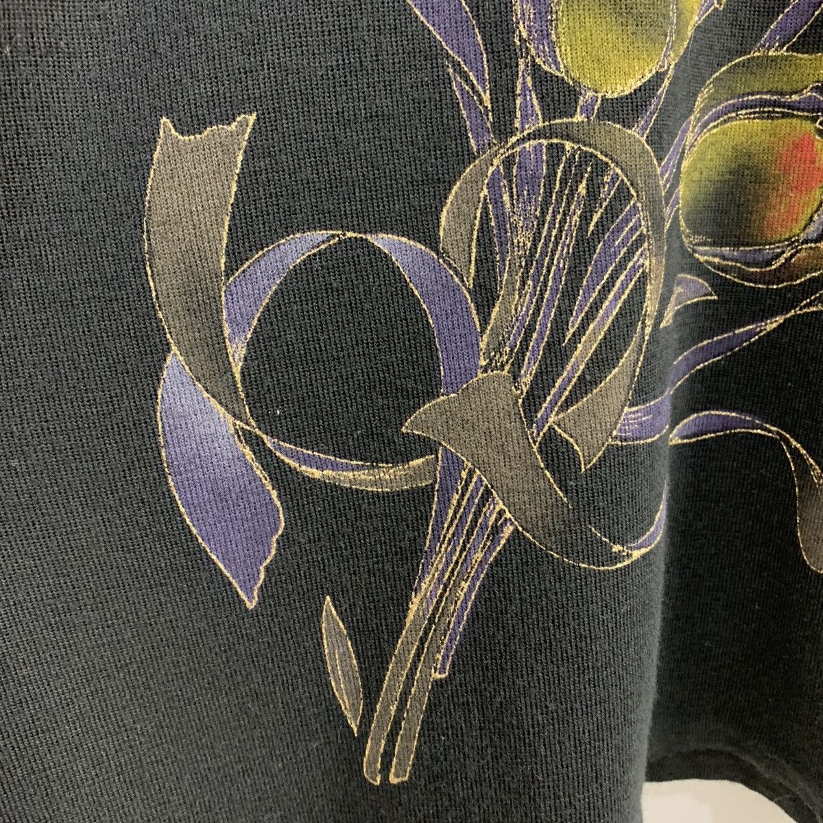 Japanese Brand LM Big Logo Lace Flower Graphic Painted Crewneck Sweatshirt Size L / US 10 / IT 46 - 9 Thumbnail