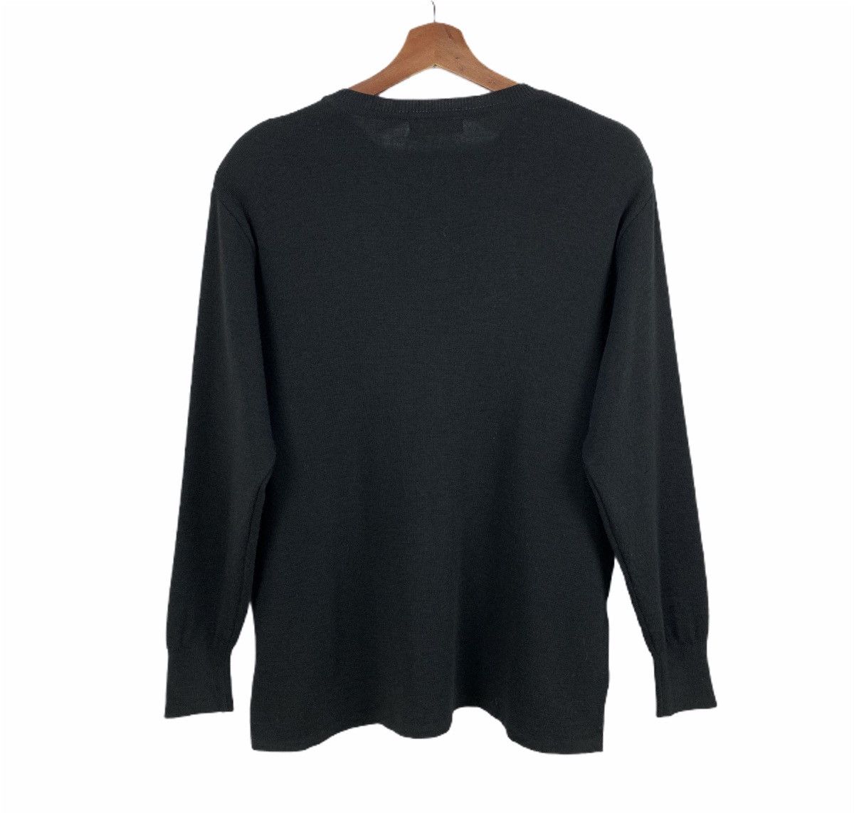 Japanese Brand LM Big Logo Lace Flower Graphic Painted Crewneck Sweatshirt Size L / US 10 / IT 46 - 2 Thumbnail