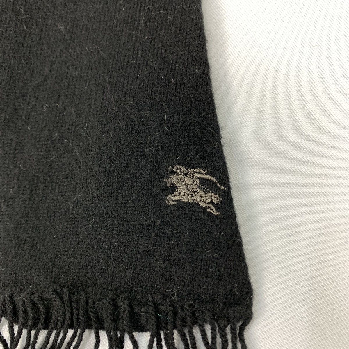 Burberry × Other BURBERRY LONDON Blue Label Embroidered Curved Muffler Scarf Size ONE SIZE - 6 Thumbnail