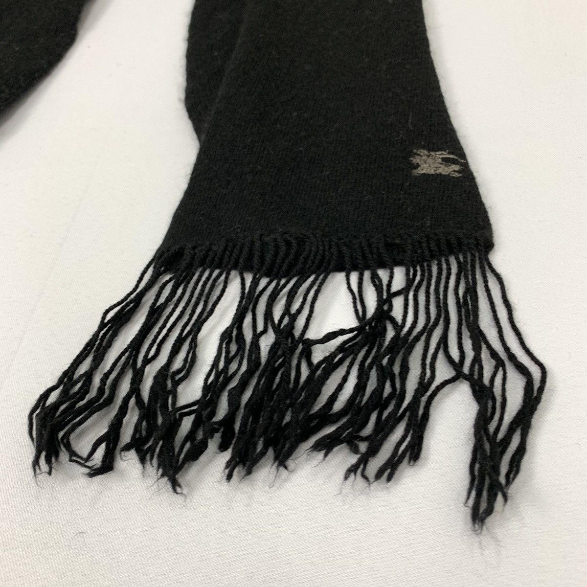 Burberry × Other BURBERRY LONDON Blue Label Embroidered Curved Muffler Scarf Size ONE SIZE - 7 Thumbnail