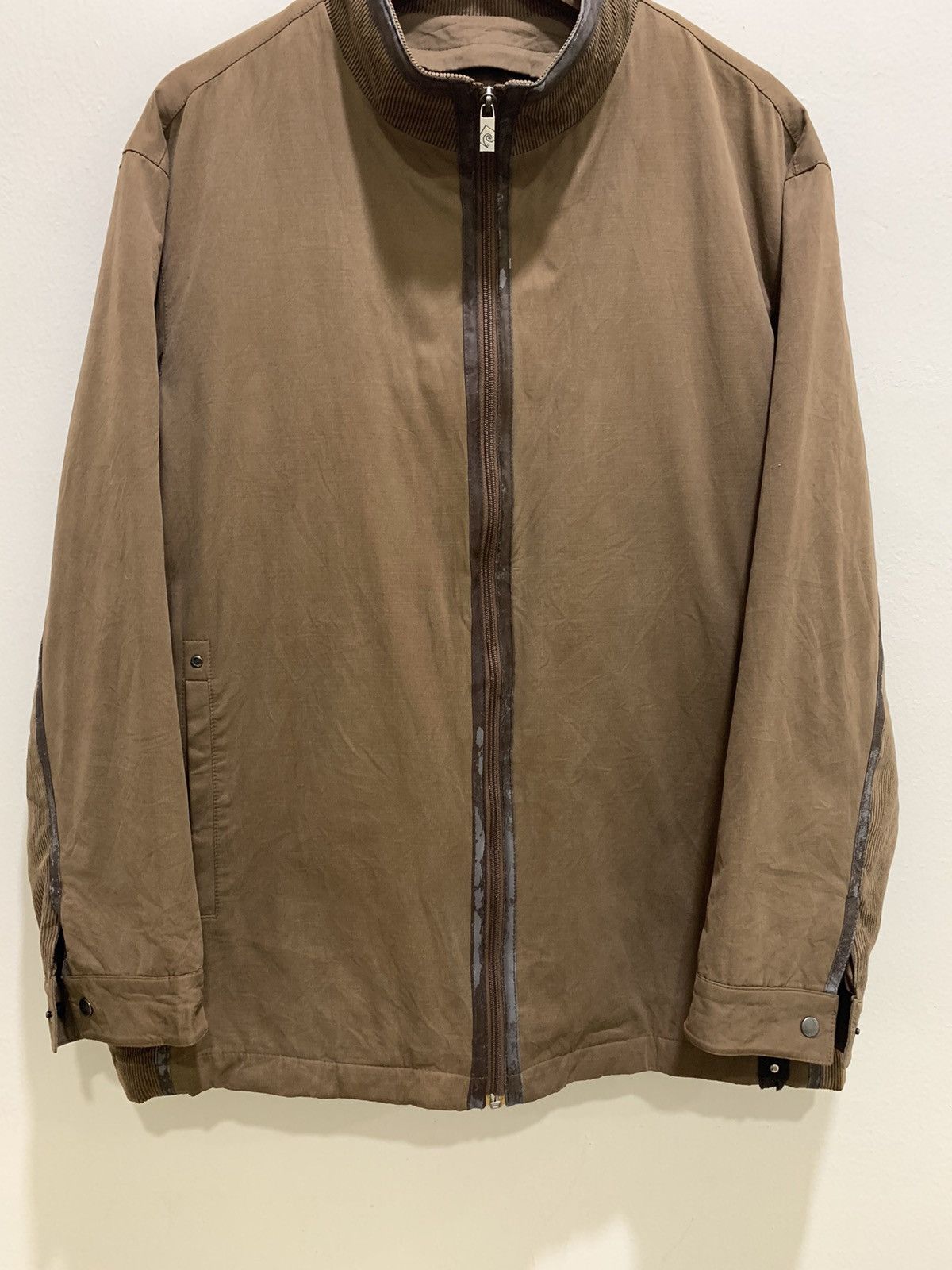 Other × Pierre Cardin PIERRE CARDIN PARIS Vtg Zipper Corduroy Velour Light Jacket Size US XL / EU 56 / 4 - 6 Thumbnail