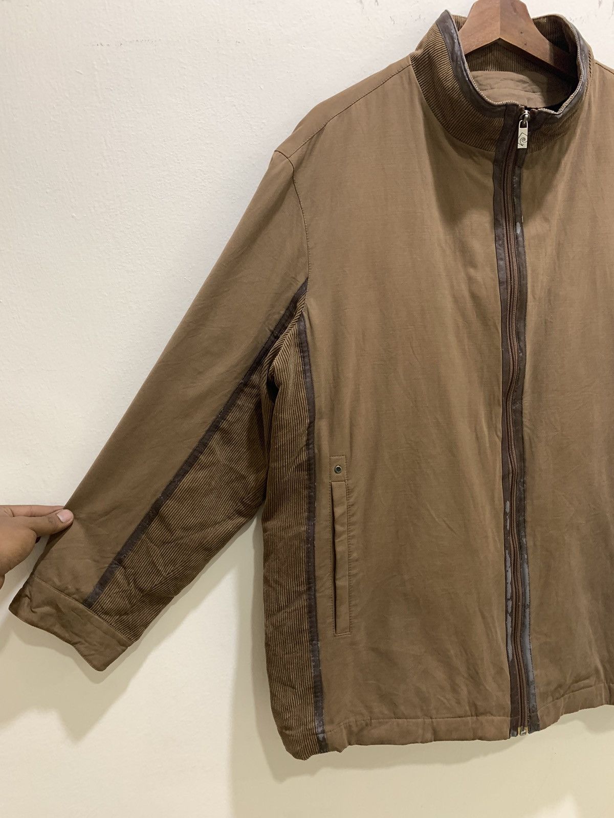 Other × Pierre Cardin PIERRE CARDIN PARIS Vtg Zipper Corduroy Velour Light Jacket Size US XL / EU 56 / 4 - 10 Thumbnail