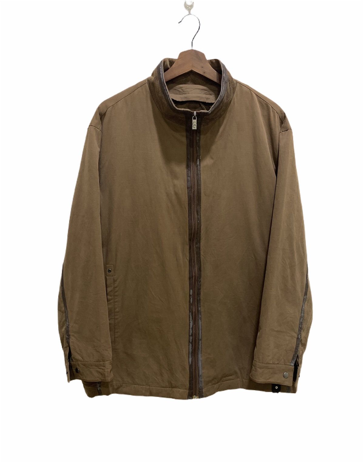 Other × Pierre Cardin PIERRE CARDIN PARIS Vtg Zipper Corduroy Velour Light Jacket Size US XL / EU 56 / 4 - 1 Thumbnail