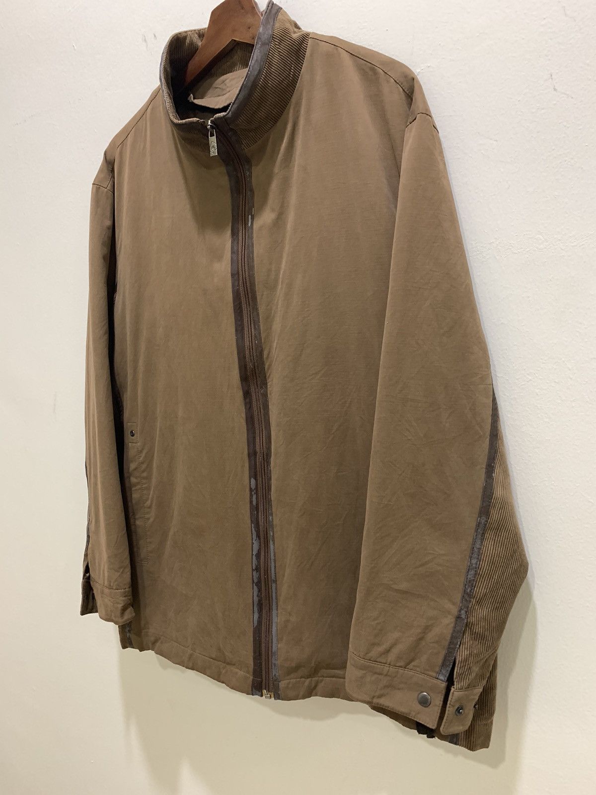 Other × Pierre Cardin PIERRE CARDIN PARIS Vtg Zipper Corduroy Velour Light Jacket Size US XL / EU 56 / 4 - 8 Thumbnail