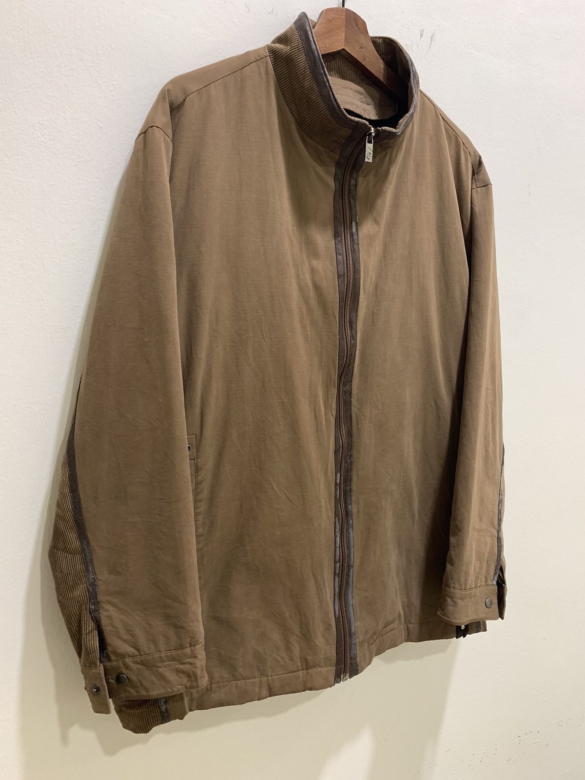 Other × Pierre Cardin PIERRE CARDIN PARIS Vtg Zipper Corduroy Velour Light Jacket Size US XL / EU 56 / 4 - 7 Thumbnail