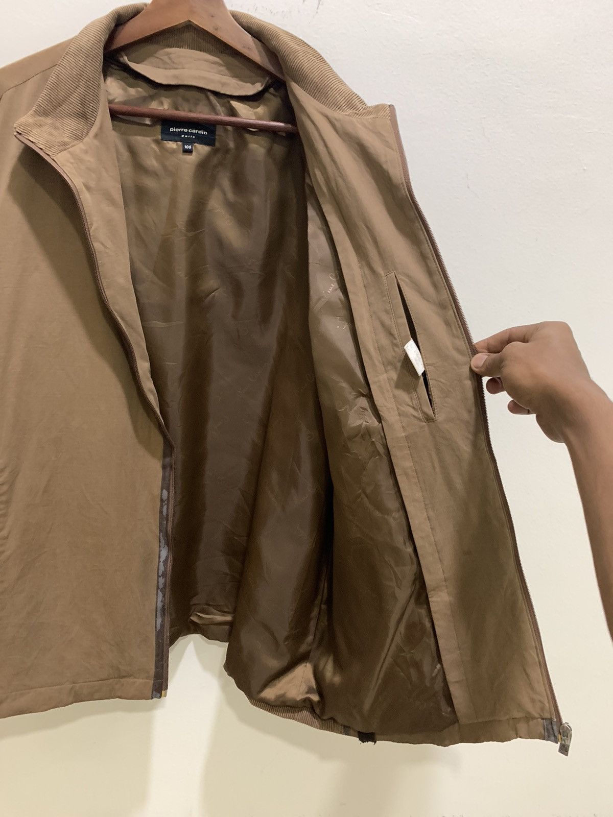 Other × Pierre Cardin PIERRE CARDIN PARIS Vtg Zipper Corduroy Velour Light Jacket Size US XL / EU 56 / 4 - 18 Thumbnail