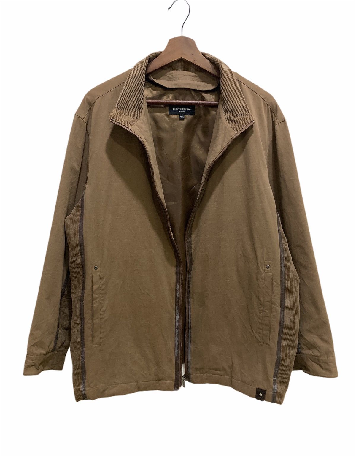 Other × Pierre Cardin PIERRE CARDIN PARIS Vtg Zipper Corduroy Velour Light Jacket Size US XL / EU 56 / 4 - 4 Thumbnail