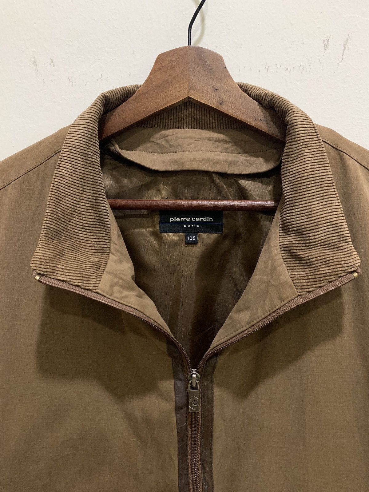 Other × Pierre Cardin PIERRE CARDIN PARIS Vtg Zipper Corduroy Velour Light Jacket Size US XL / EU 56 / 4 - 16 Thumbnail