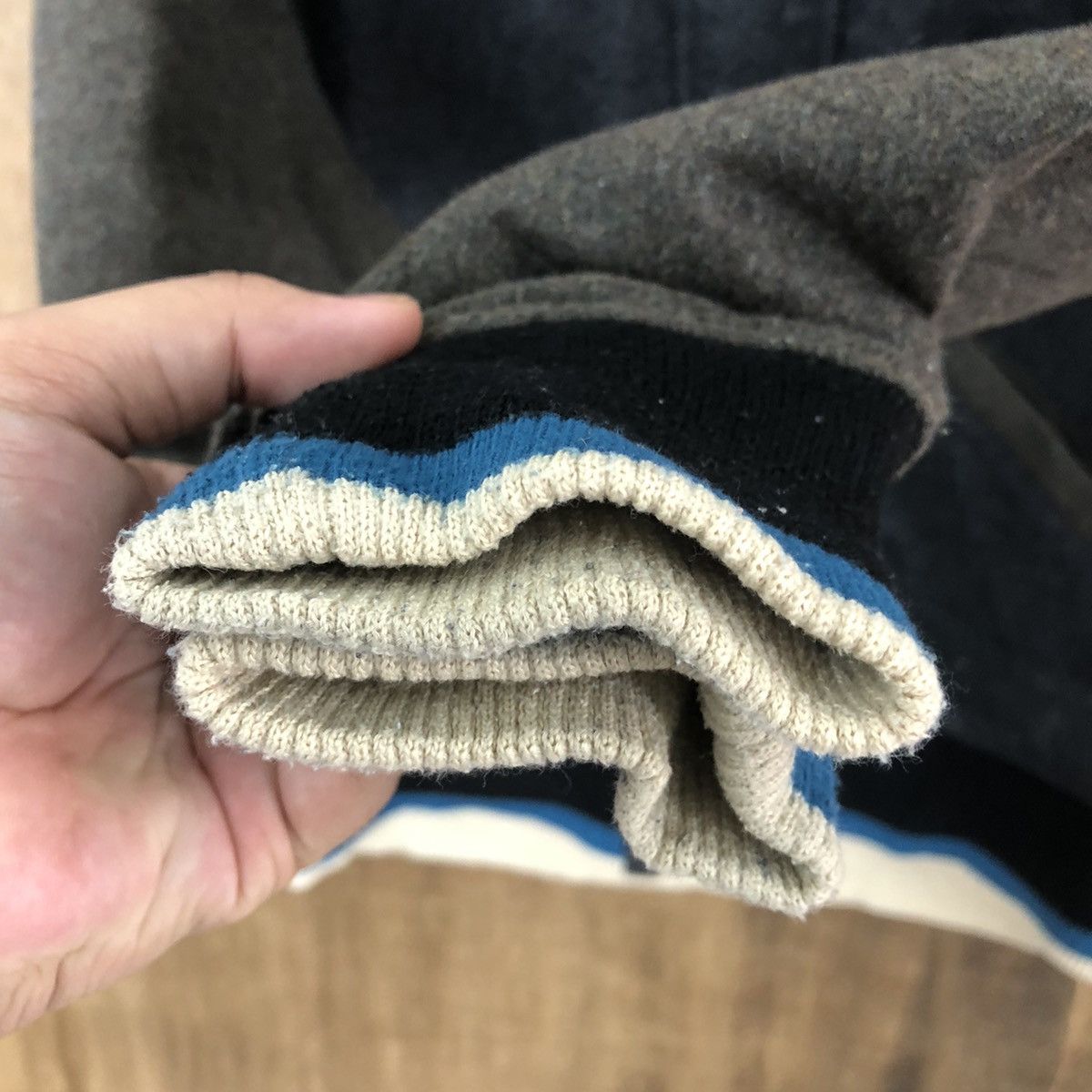 Japanese Brand JAPANESE BRAND GREY WOOL VARSITY JACKET #1869 Size US M / EU 48-50 / 2 - 4 Thumbnail