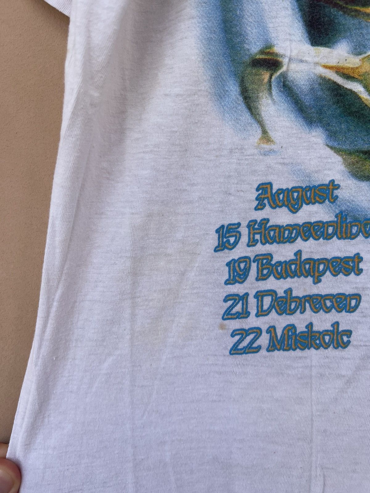 Band Tees Vintage 1987 Helloween Keeper of the Seven Keys White Tee Size US M / EU 48-50 / 2 - 22 Thumbnail