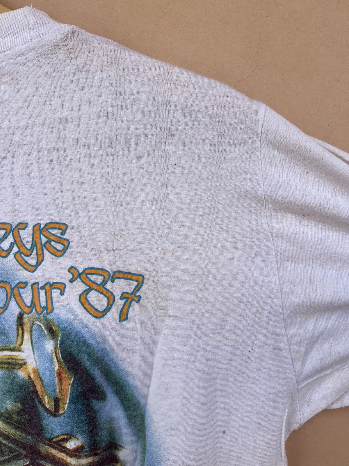 Band Tees Vintage 1987 Helloween Keeper of the Seven Keys White Tee Size US M / EU 48-50 / 2 - 19 Thumbnail