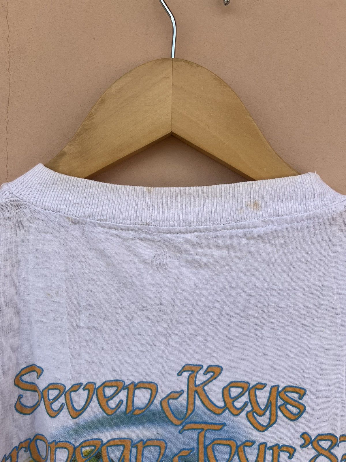 Band Tees Vintage 1987 Helloween Keeper of the Seven Keys White Tee Size US M / EU 48-50 / 2 - 16 Thumbnail