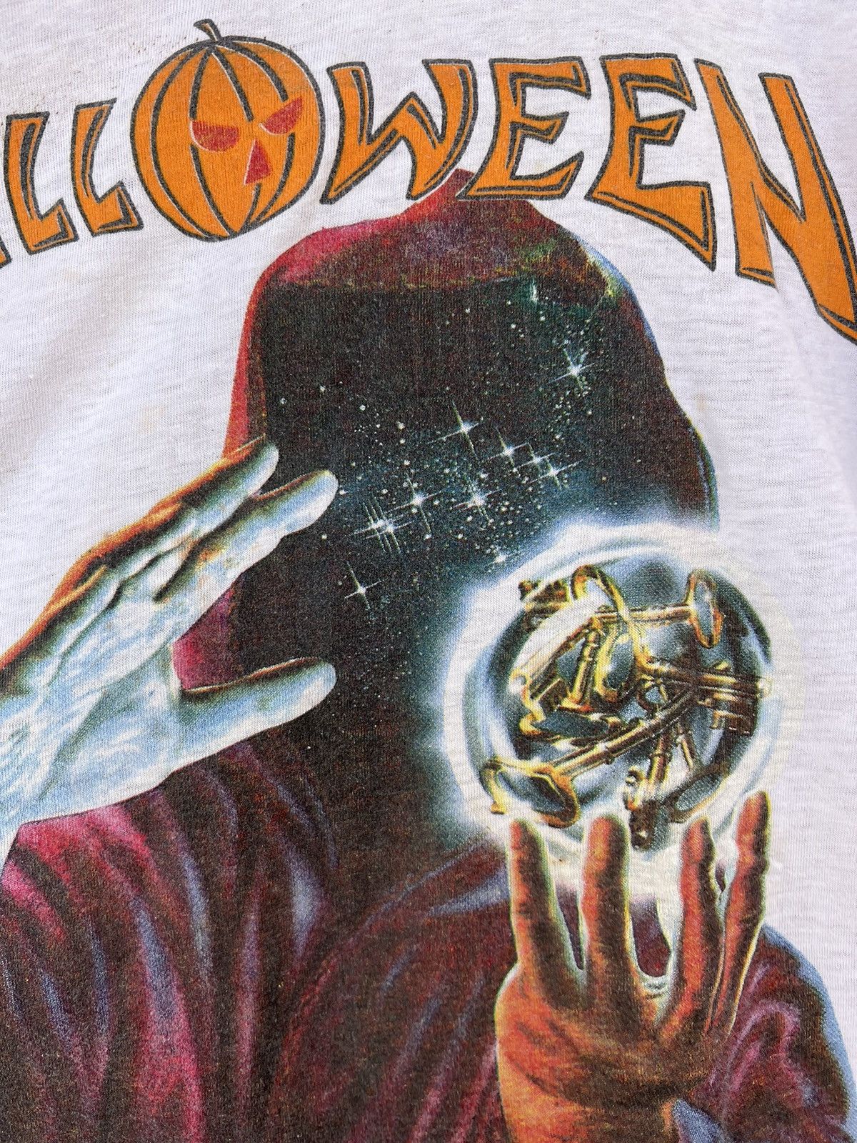 Band Tees Vintage 1987 Helloween Keeper of the Seven Keys White Tee Size US M / EU 48-50 / 2 - 4 Thumbnail