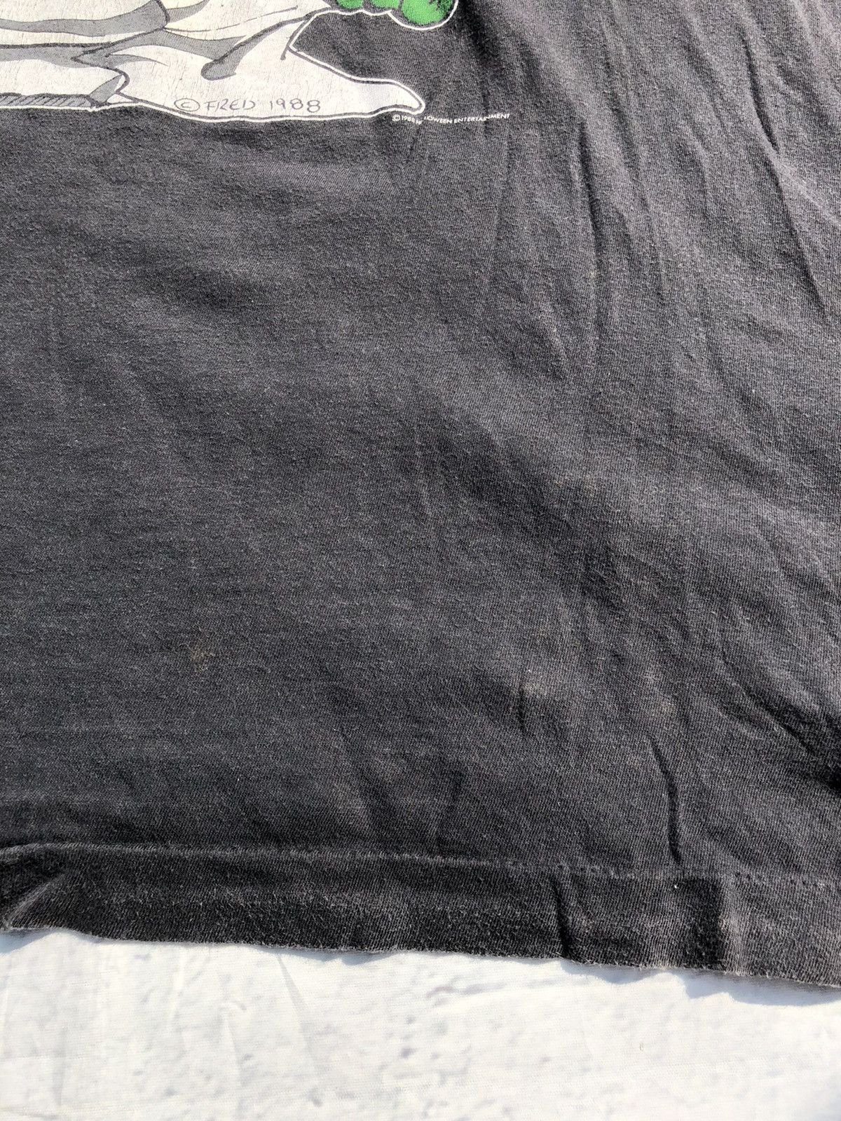 Band Tees Vintage 1988 Helloween Pumpkins Fly Free Faded Black Tee Size US L / EU 52-54 / 3 - 12 Thumbnail