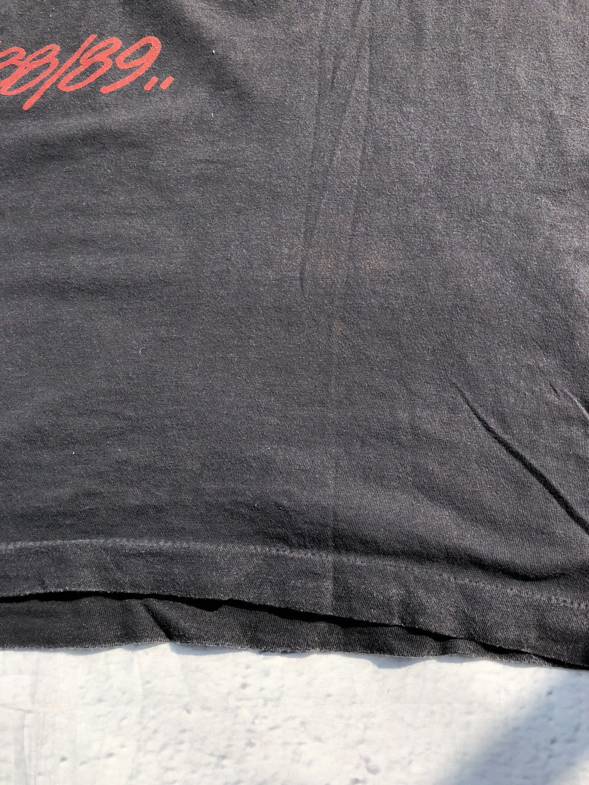 Band Tees Vintage 1988 Helloween Pumpkins Fly Free Faded Black Tee Size US L / EU 52-54 / 3 - 17 Thumbnail