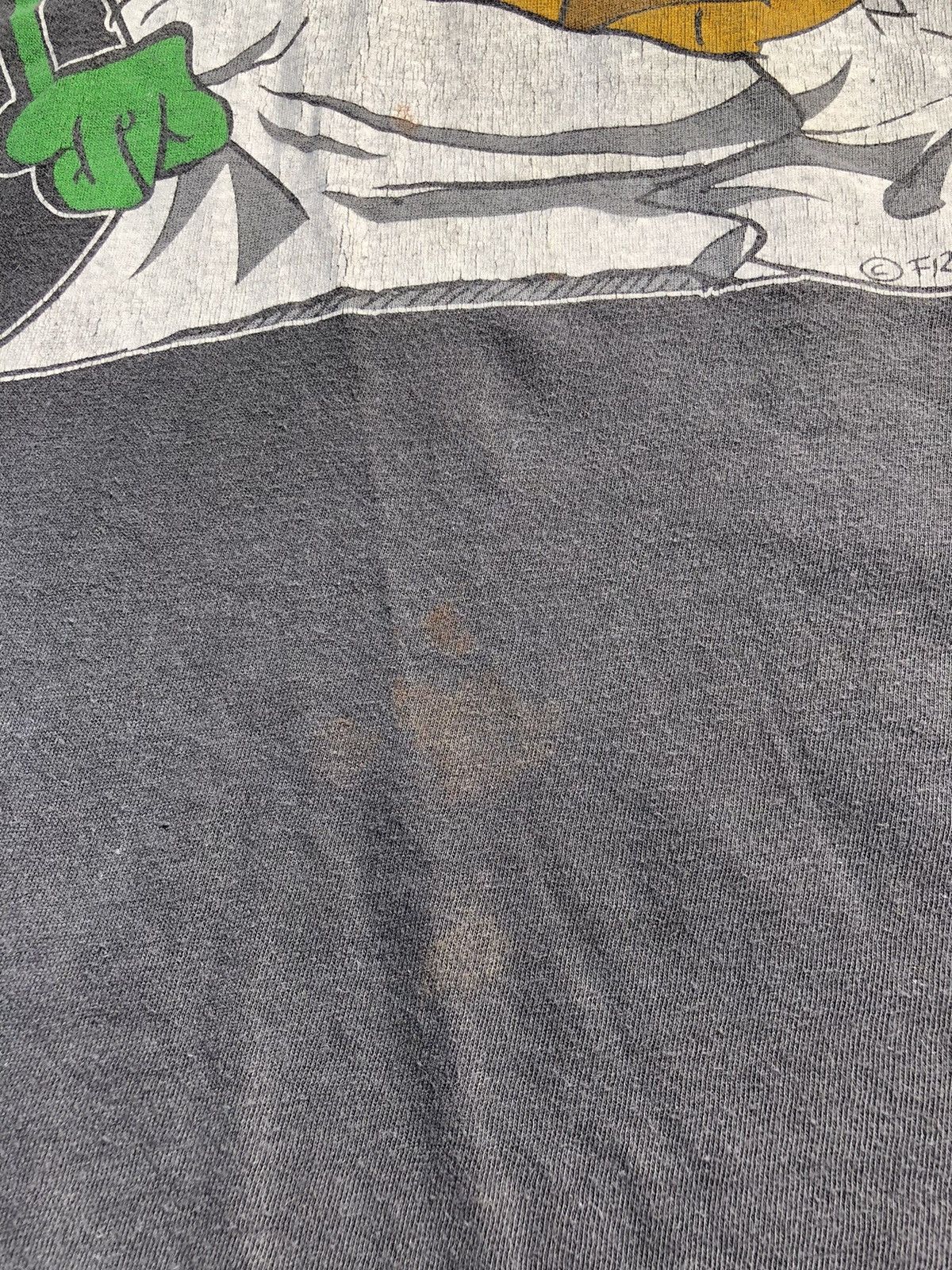 Band Tees Vintage 1988 Helloween Pumpkins Fly Free Faded Black Tee Size US L / EU 52-54 / 3 - 9 Thumbnail