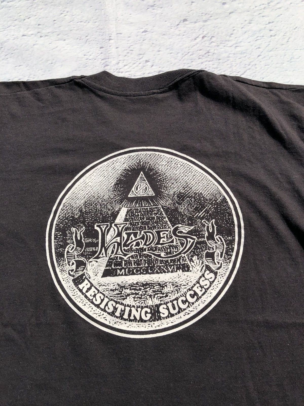 Band Tees Vintage 80s Hades Band Resisting Success Speed Metal Tee Size US L / EU 52-54 / 3 - 9 Thumbnail