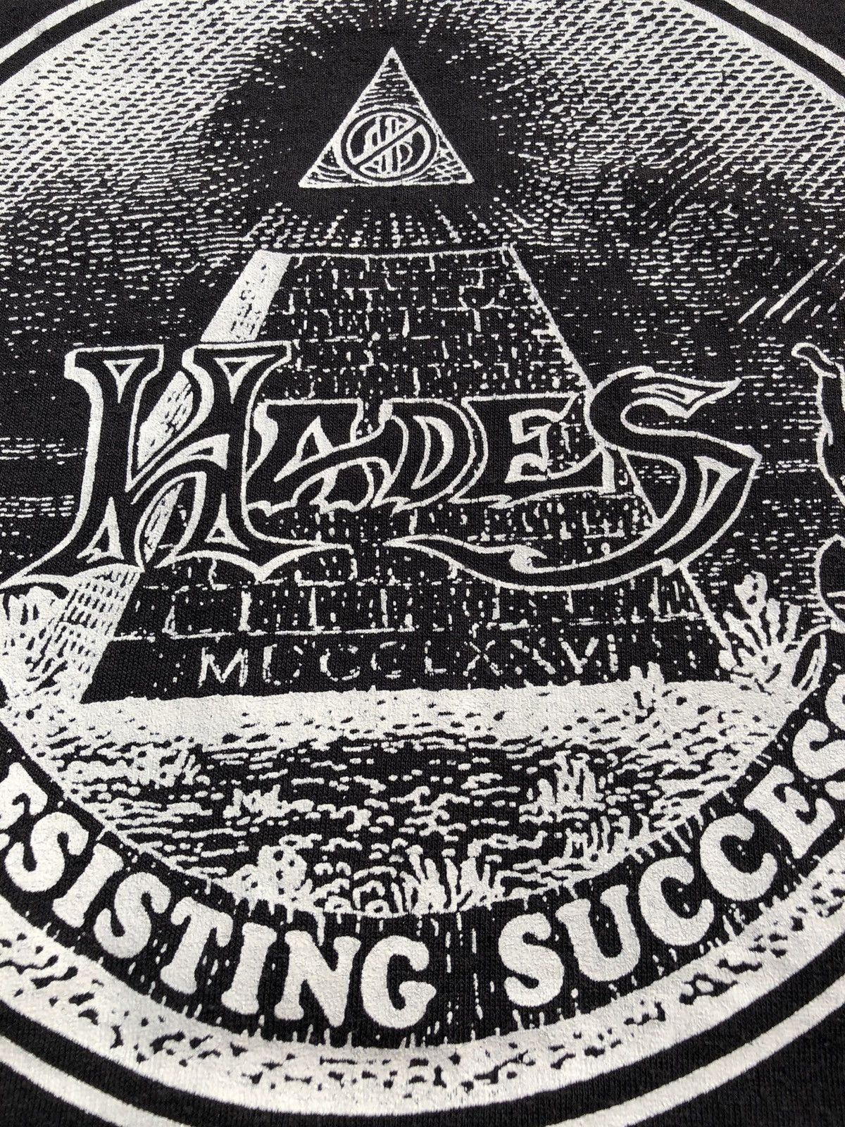 Band Tees Vintage 80s Hades Band Resisting Success Speed Metal Tee Size US L / EU 52-54 / 3 - 10 Thumbnail