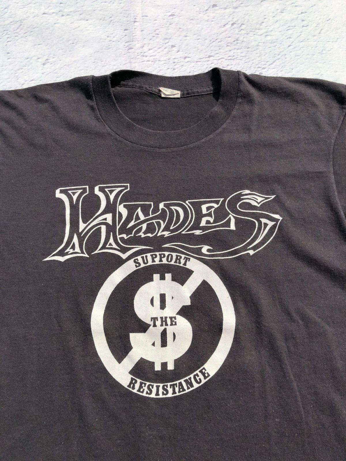 Band Tees Vintage 80s Hades Band Resisting Success Speed Metal Tee Size US L / EU 52-54 / 3 - 3 Thumbnail