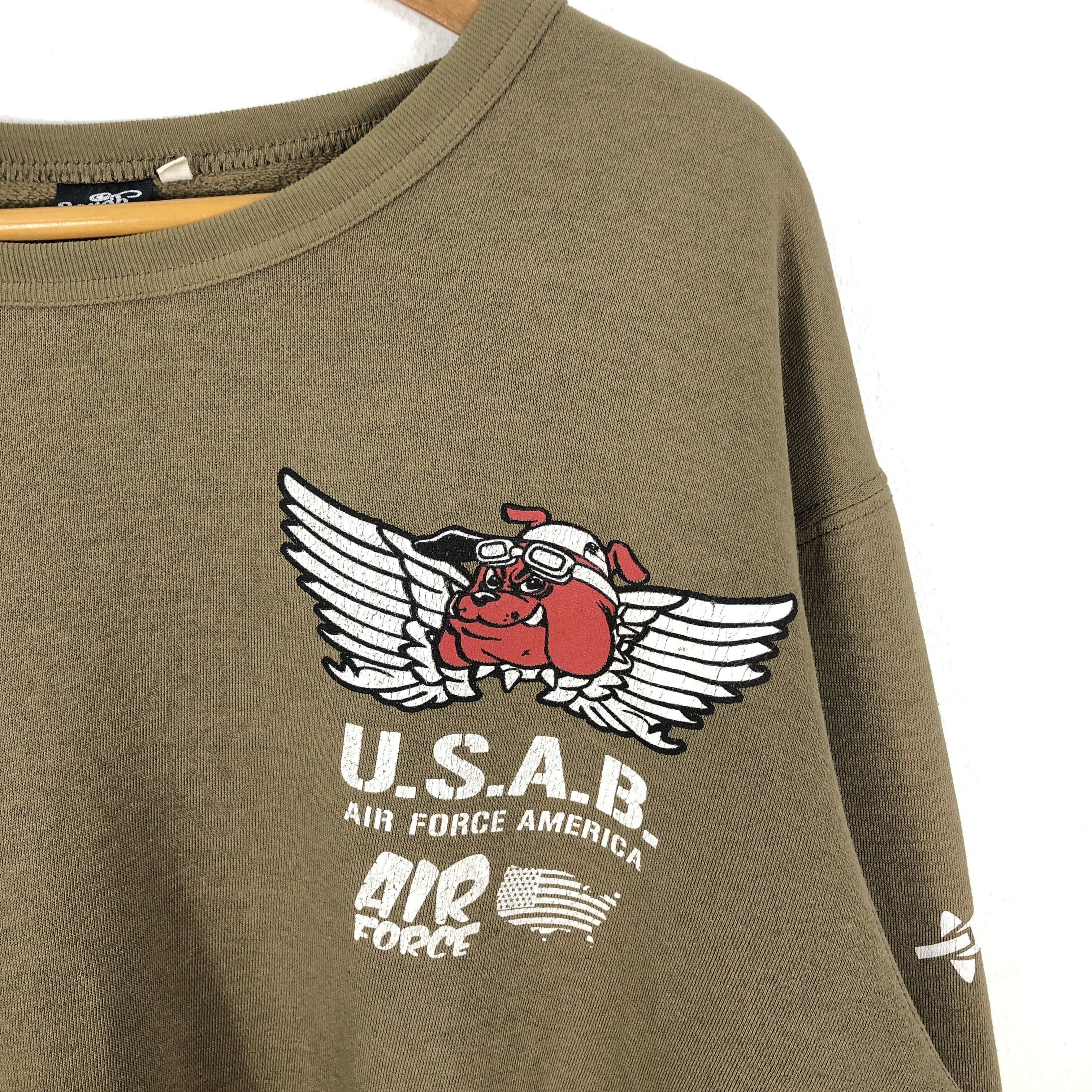 Vintage Vintage USAB Air Force Skypilot Sweatshirt SWT126 Size US XXL / EU 58 / 5 - 7 Thumbnail