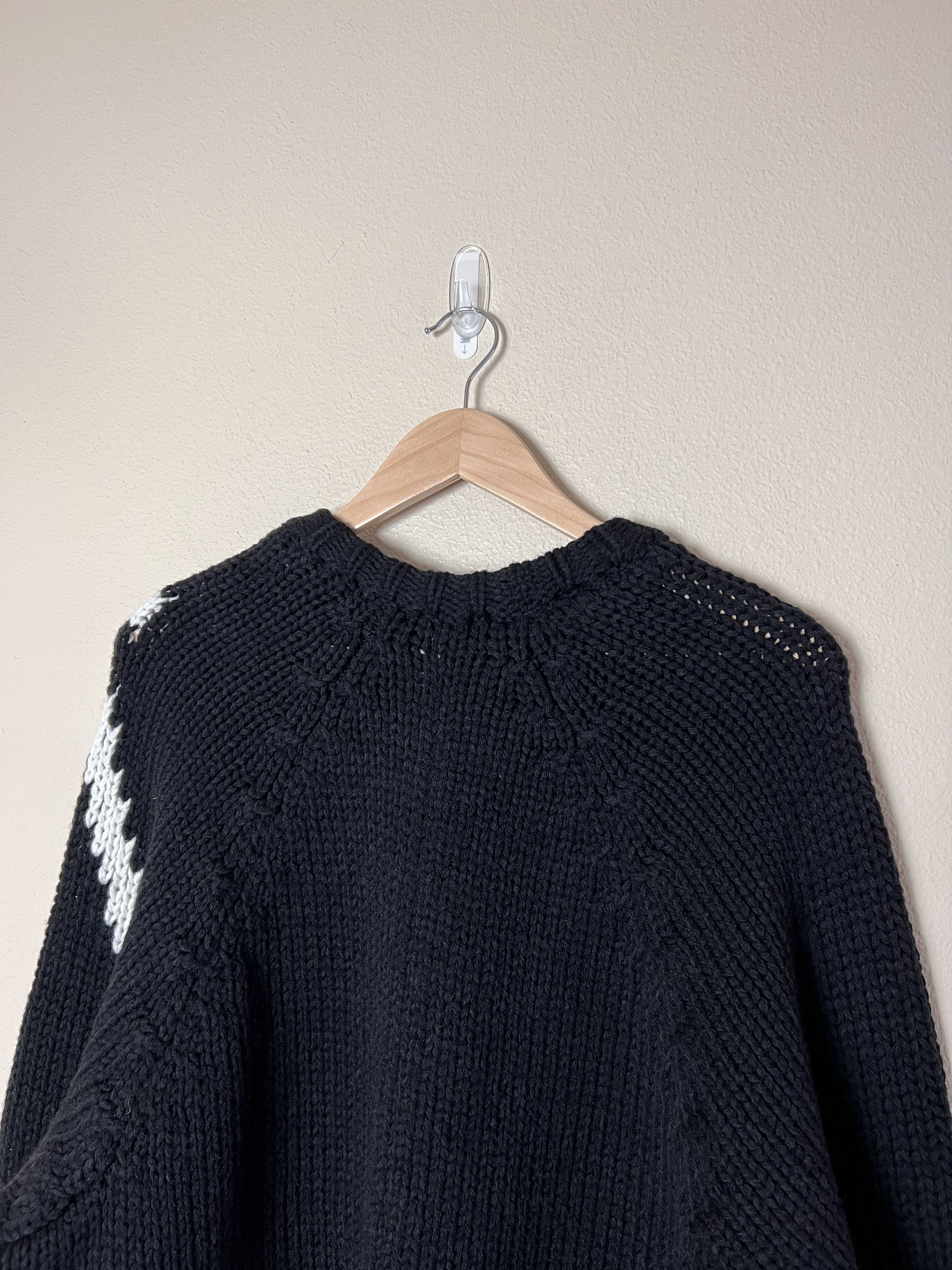 Palace × Y-3 Palace Y-3 Yohji Yamamoto Skeleton Knit Sweater in Black Size US L / EU 52-54 / 3 - 5 Thumbnail