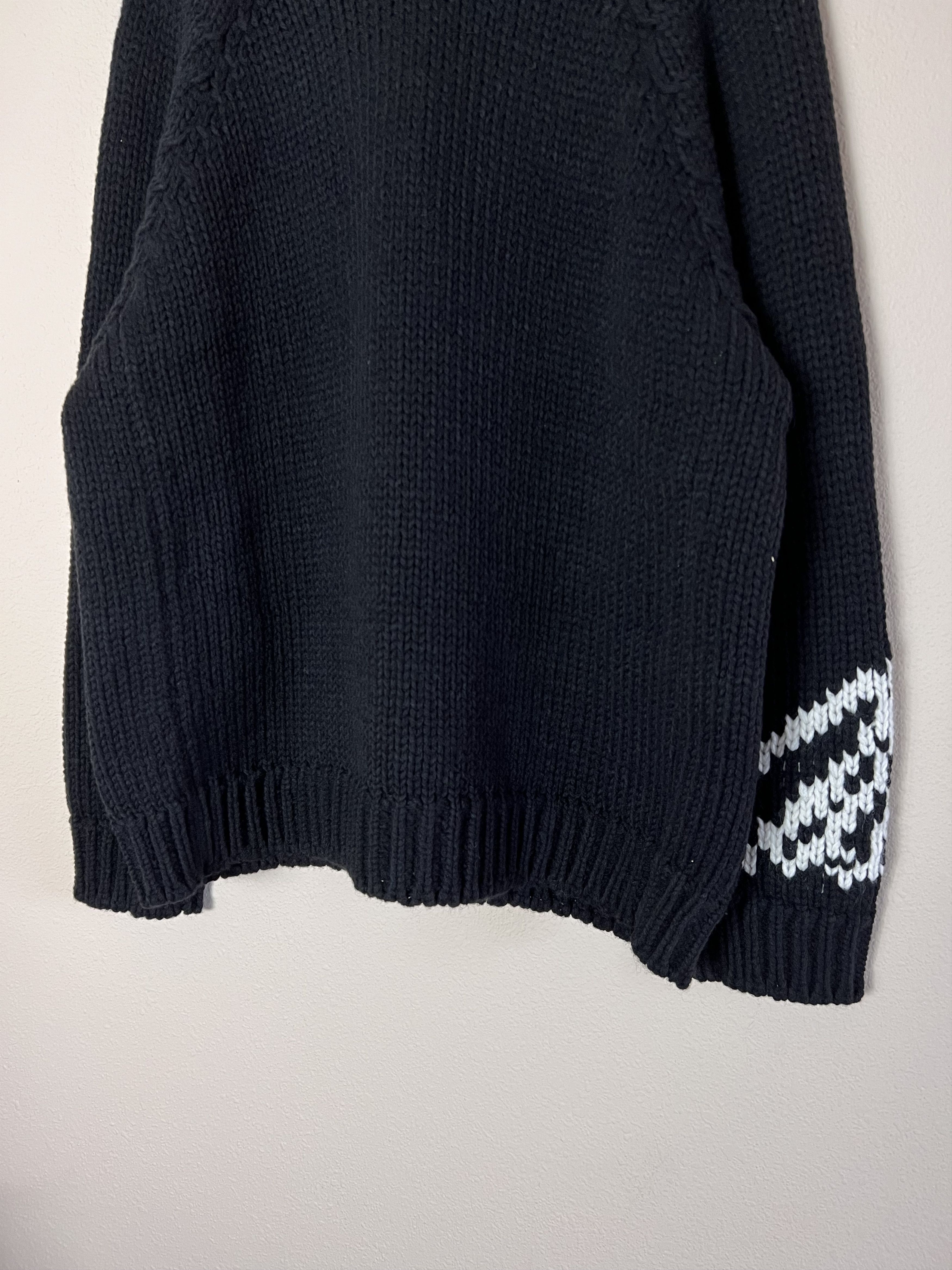Palace × Y-3 Palace Y-3 Yohji Yamamoto Skeleton Knit Sweater in Black Size US L / EU 52-54 / 3 - 3 Thumbnail