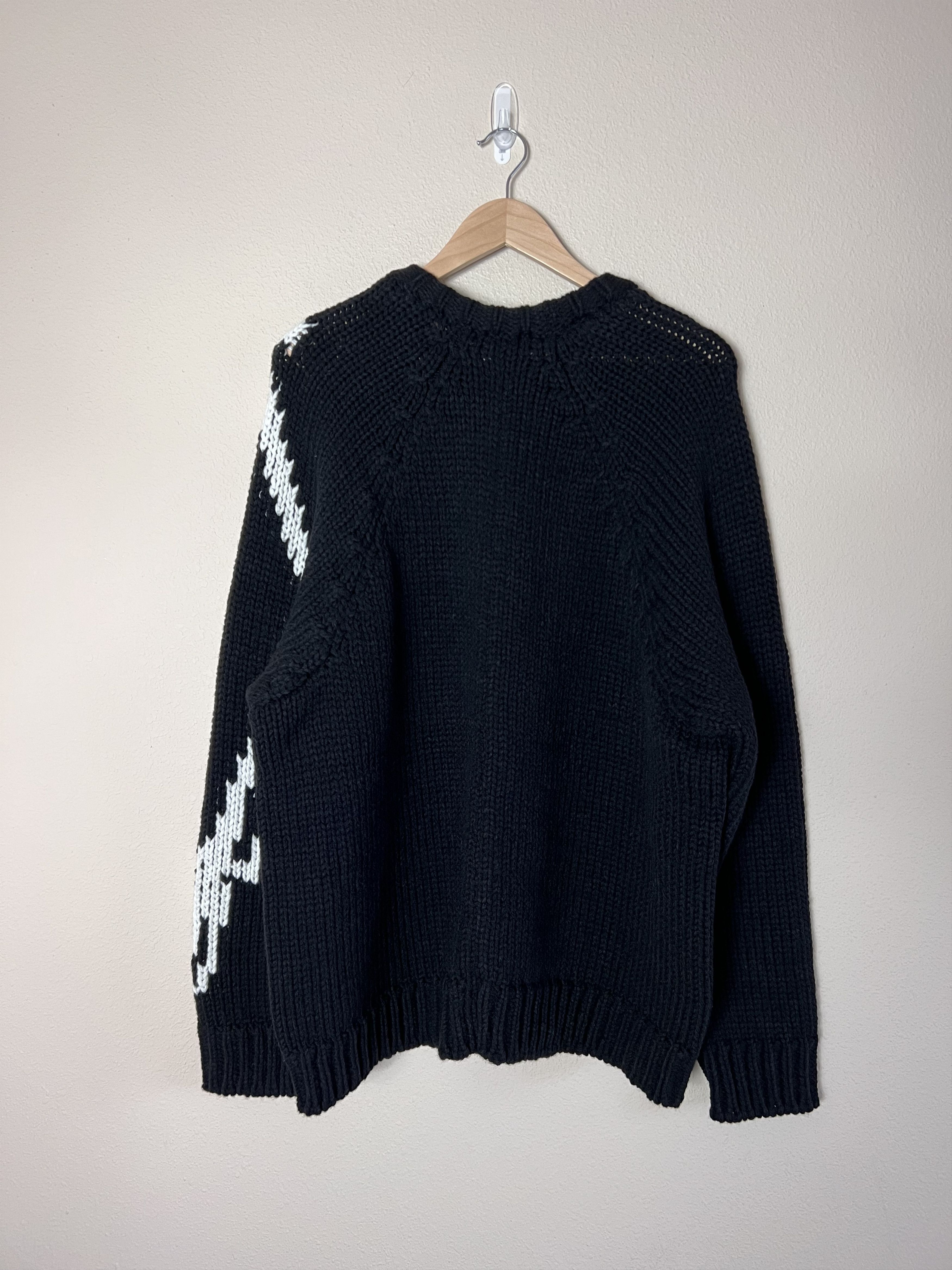 Palace × Y-3 Palace Y-3 Yohji Yamamoto Skeleton Knit Sweater in Black Size US L / EU 52-54 / 3 - 4 Thumbnail