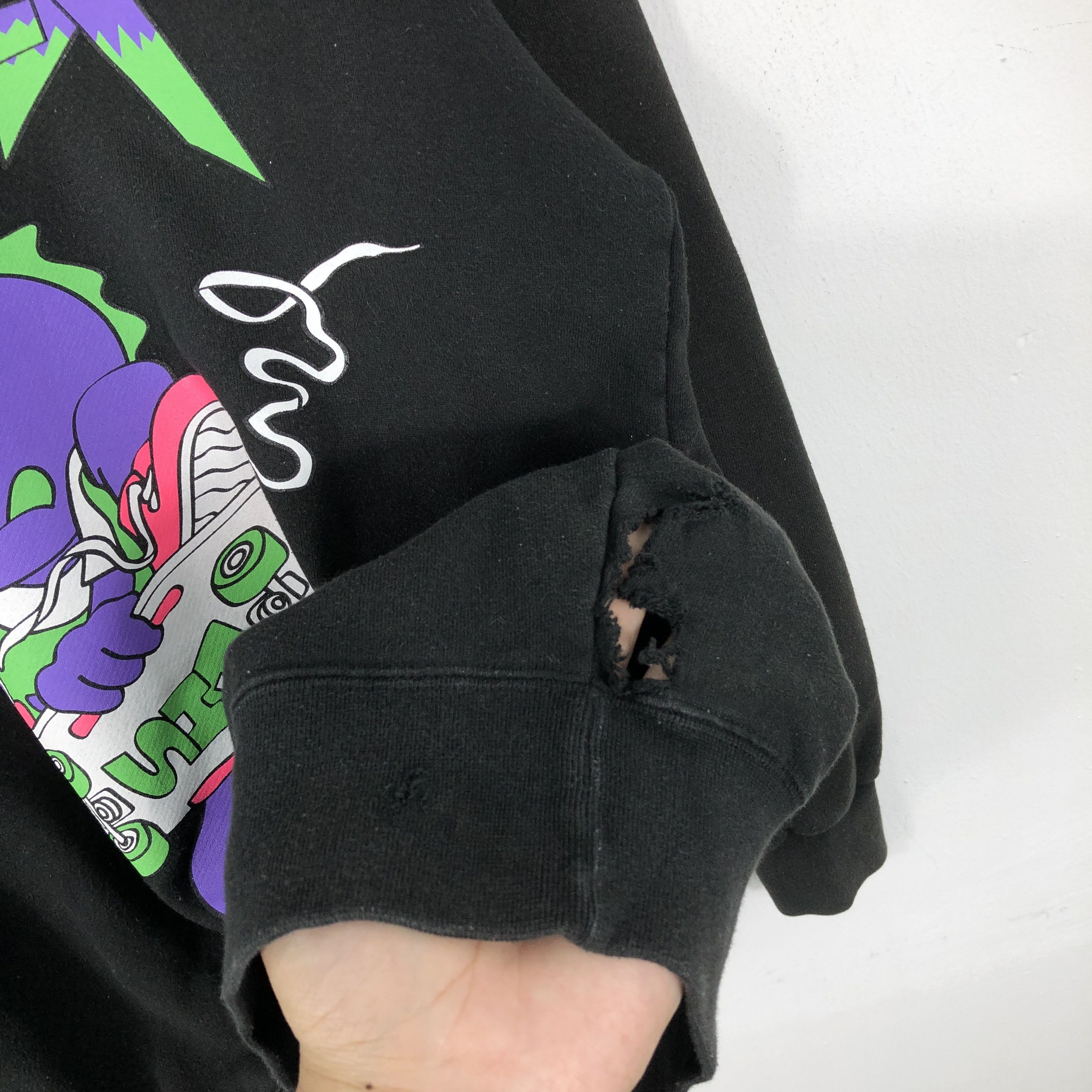 Japanese Brand × Vintage Vintage Bonerex Mirror Print Sweatshirt SWT123 Size US L / EU 52-54 / 3 - 3 Thumbnail