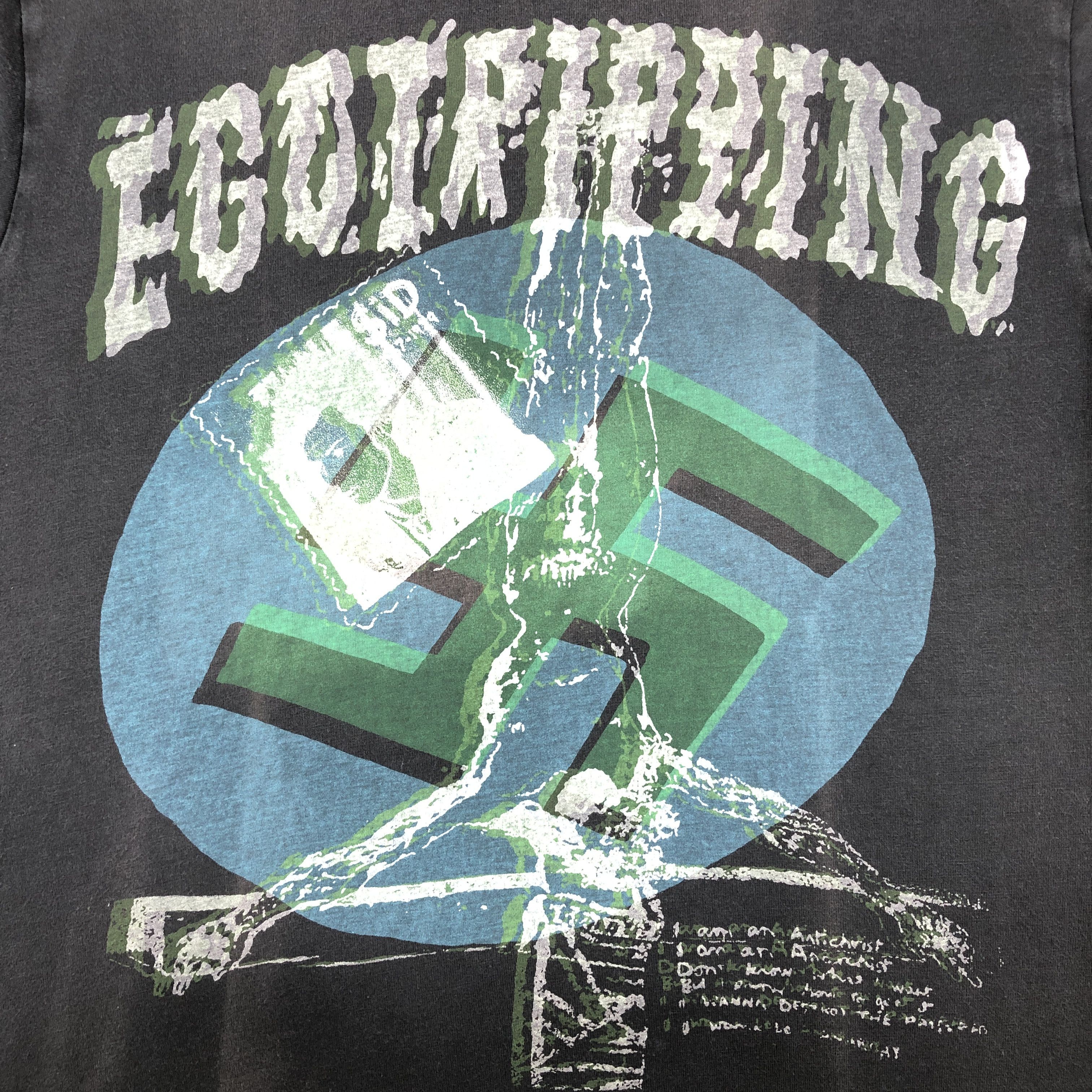 Band Tees × Vintage Vintage Sid Vicious x Nazi X Ego Tripping T Shirt TS801 Size US S / EU 44-46 / 1 - 3 Thumbnail
