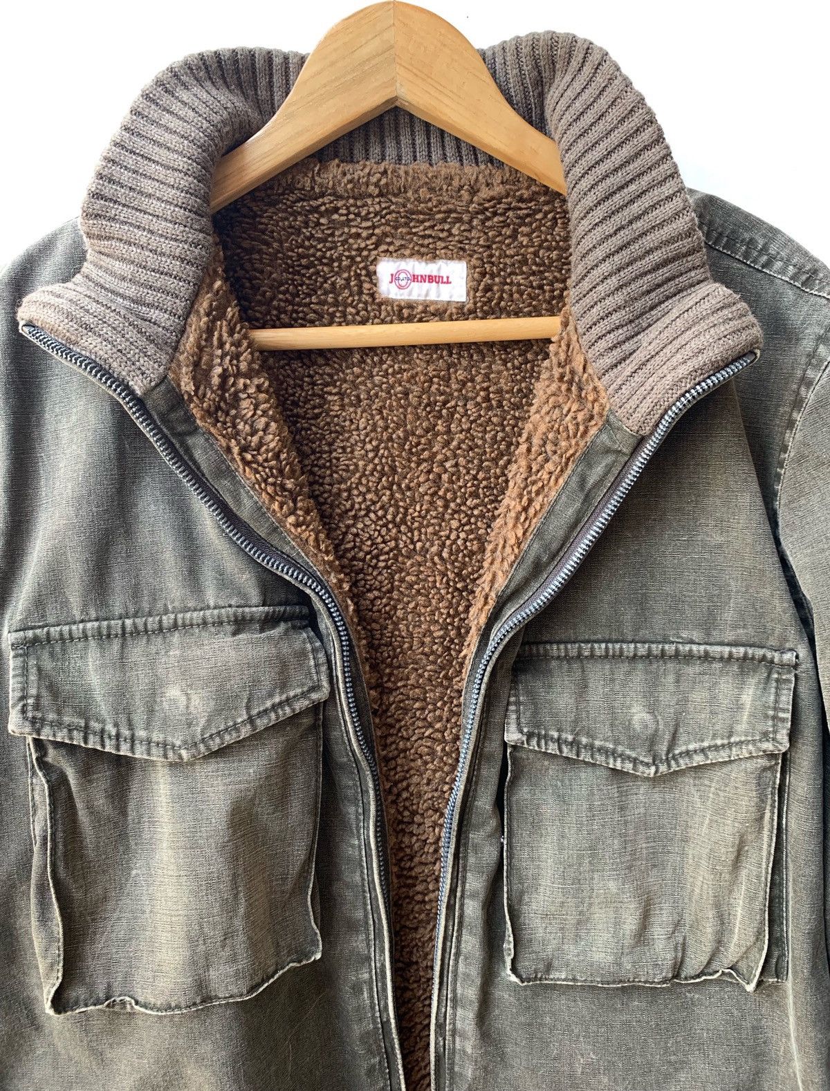 Johnbull × KOJIMA GENES 🇯🇵Japanese Brand Johnbull Japan Cargo Sherpa Lined Jacket Size US M / EU 48-50 / 2 - 5 Thumbnail
