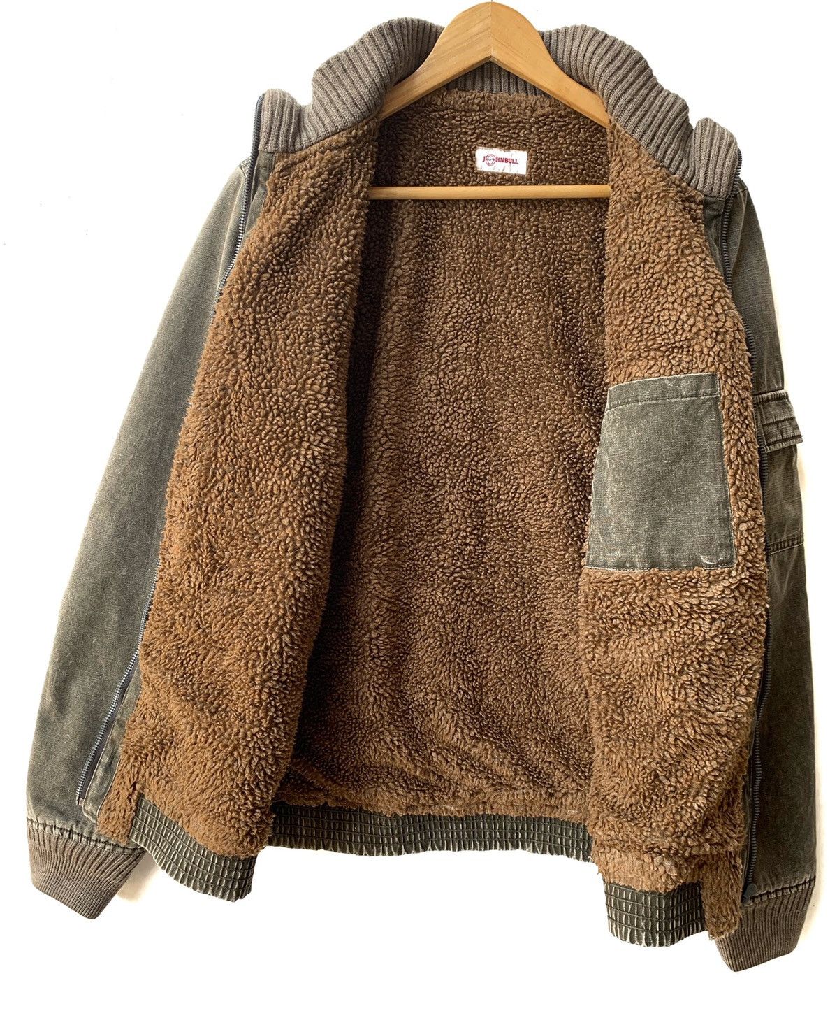 Johnbull × KOJIMA GENES 🇯🇵Japanese Brand Johnbull Japan Cargo Sherpa Lined Jacket Size US M / EU 48-50 / 2 - 6 Thumbnail