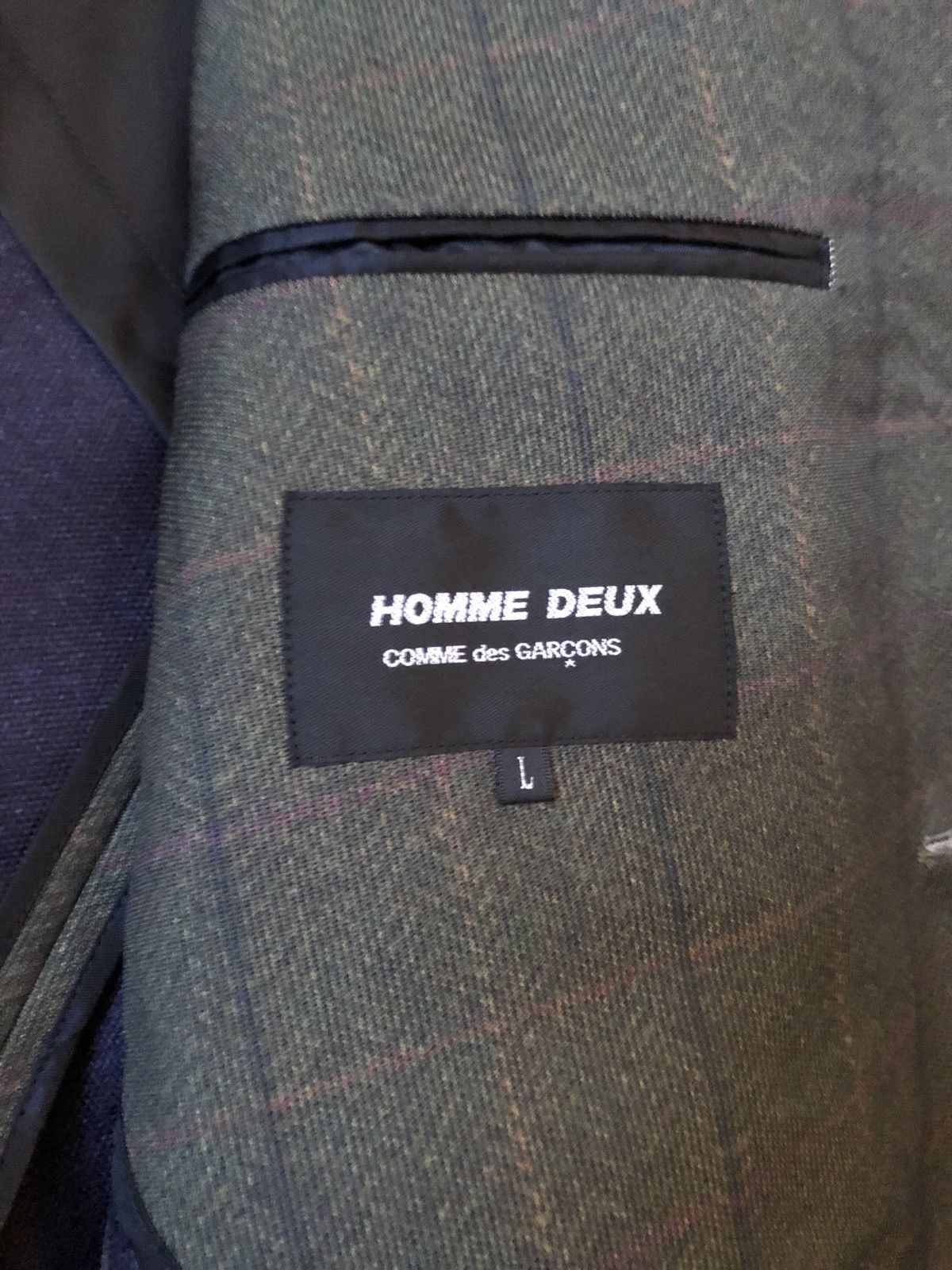 Comme des Garcons × Comme des Garcons Homme Deux × Japanese Brand CDG homme deux jacket Size 50R - 5 Thumbnail