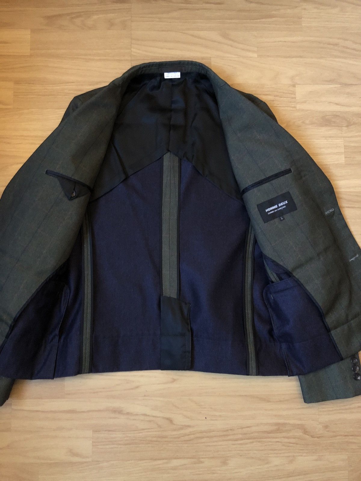 Comme des Garcons × Comme des Garcons Homme Deux × Japanese Brand CDG homme deux jacket Size 50R - 3 Thumbnail
