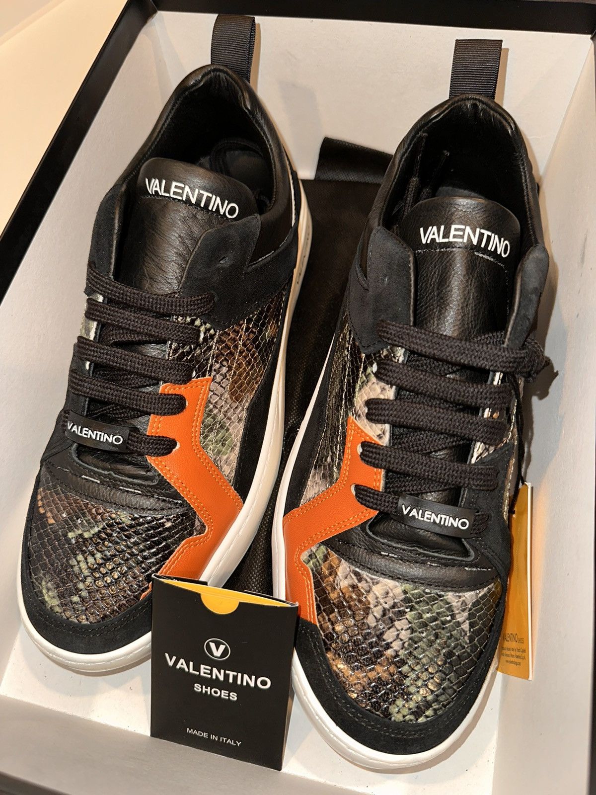 Mario Valentino Lace-Up Fashion Sneakers