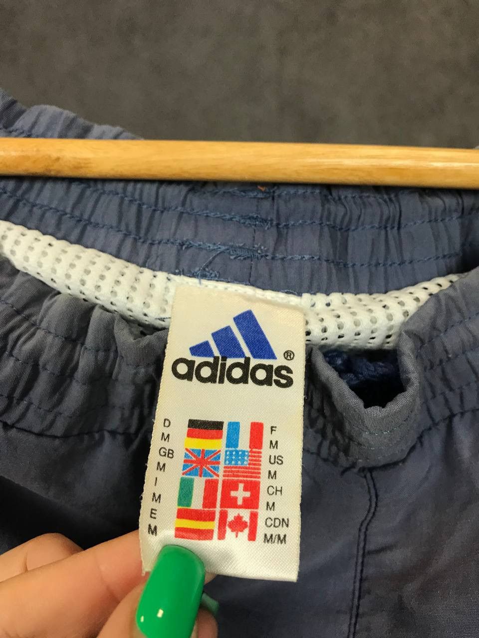 Adidas × Vintage Adidas vintage streetwear big logo shorts Size US 32 / EU 48 - 3 Thumbnail