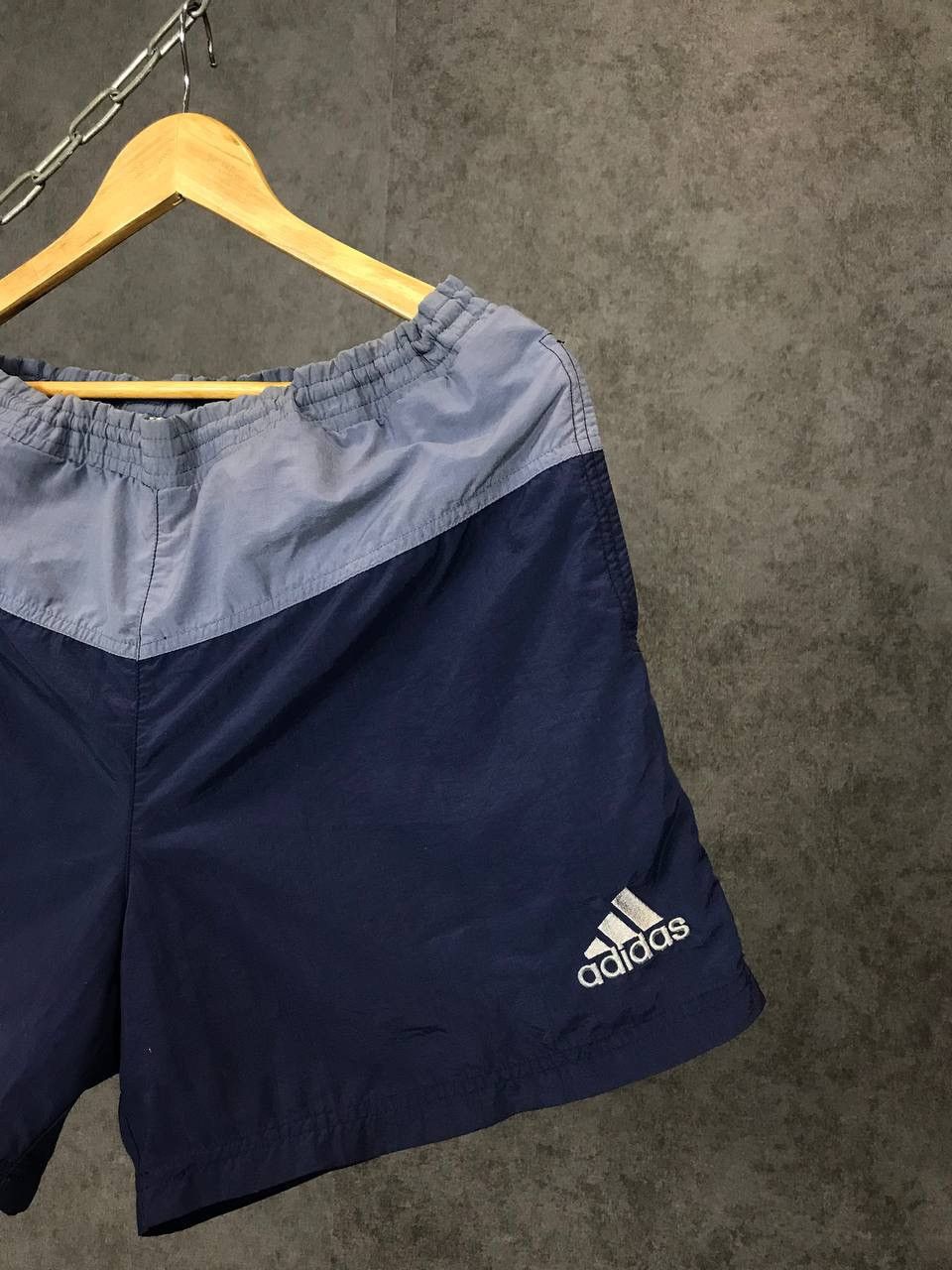Adidas × Vintage Adidas vintage streetwear big logo shorts Size US 32 / EU 48 - 6 Thumbnail