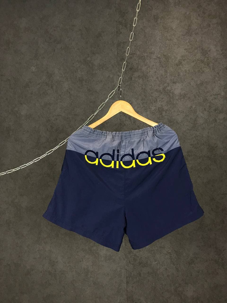Adidas × Vintage Adidas vintage streetwear big logo shorts Size US 32 / EU 48 - 1 Thumbnail