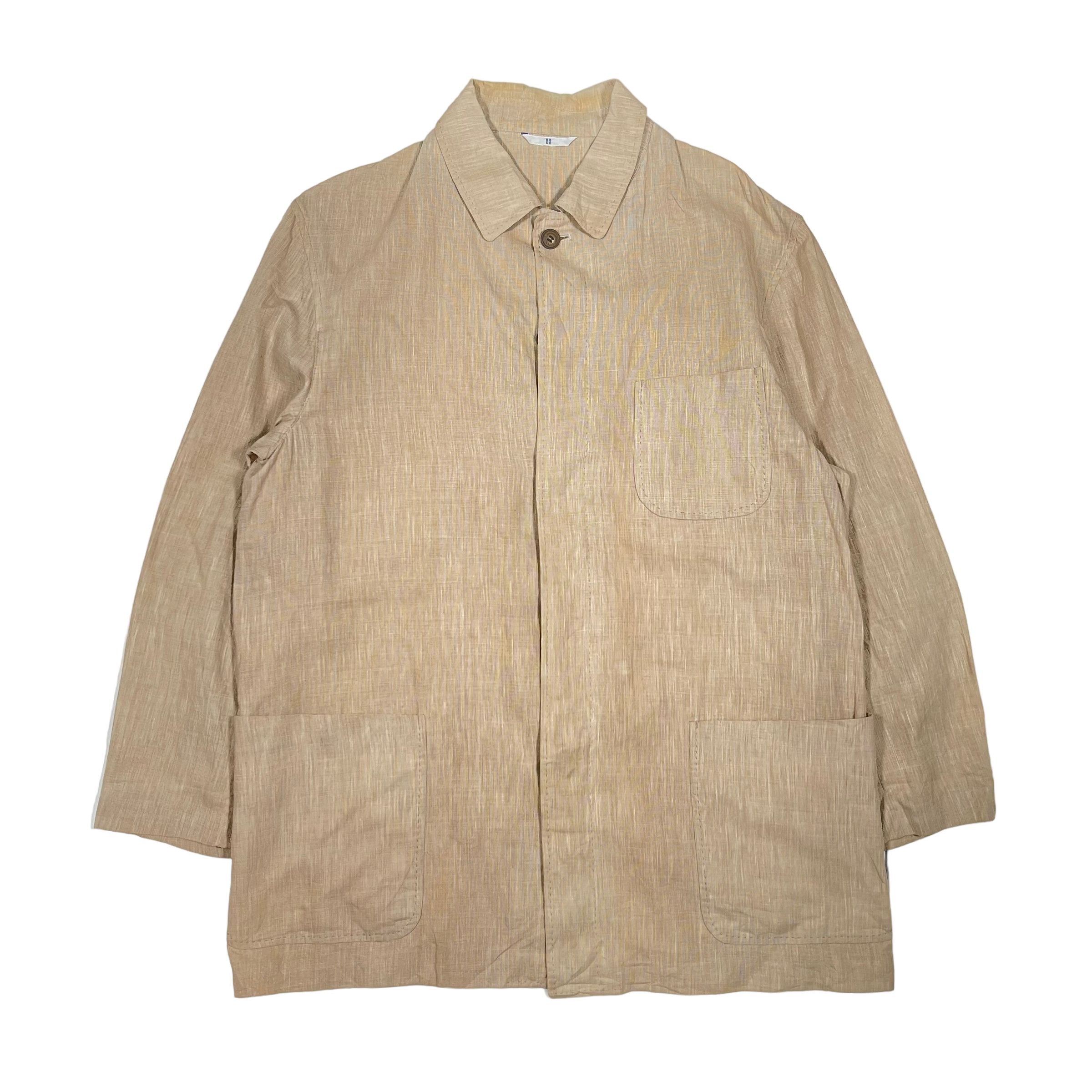 Givenchy × Vintage 1980s Givenchy Khaki Chore Jacket Size US L / EU 52-54 / 3 - 1 Thumbnail